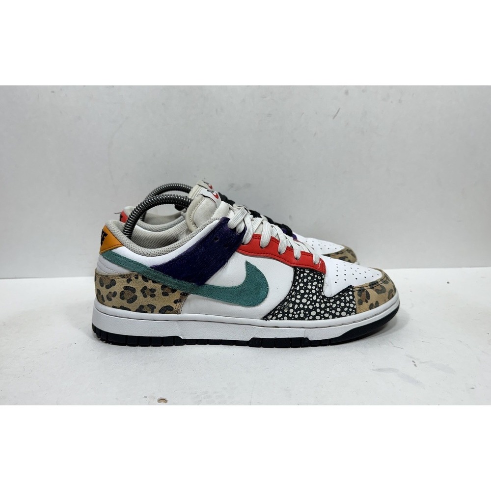 Nike Dunk Low SE Safari Mix Shoes Womens Size 9 Multicolor Sneakers DN3866-100